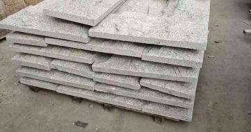 昭通芝麻白蘑菇石，自然面