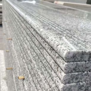 昭通芝麻白楼梯踏步 花岗岩楼梯板材