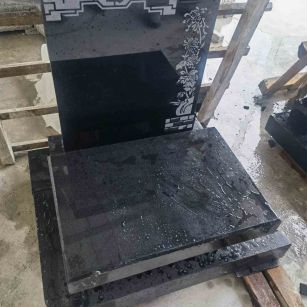 昭通花岗岩墓碑石 墓碑 套墓