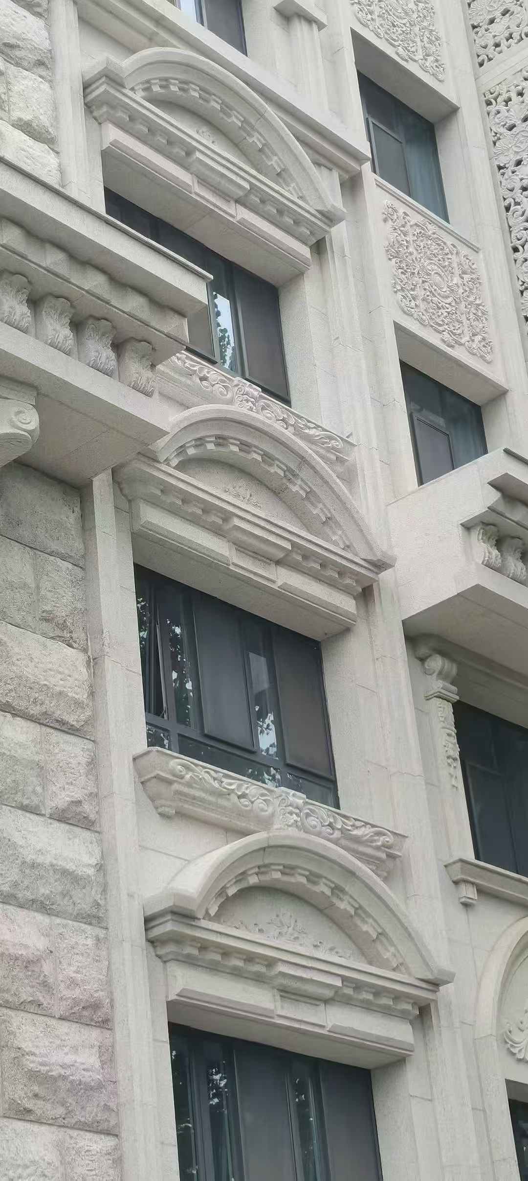 昭通芝麻白异形 石材异形定制