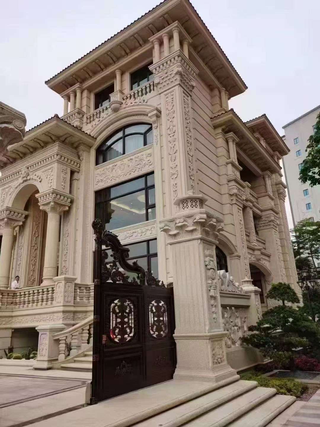 昭通黄金麻别墅外墙异形定制